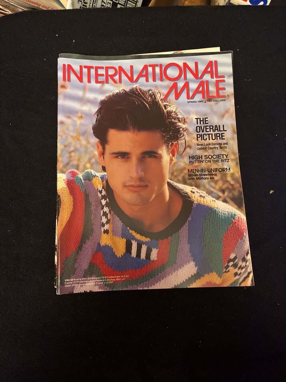 International Male Spring 1989 Vintage Men's Fashion Catalog